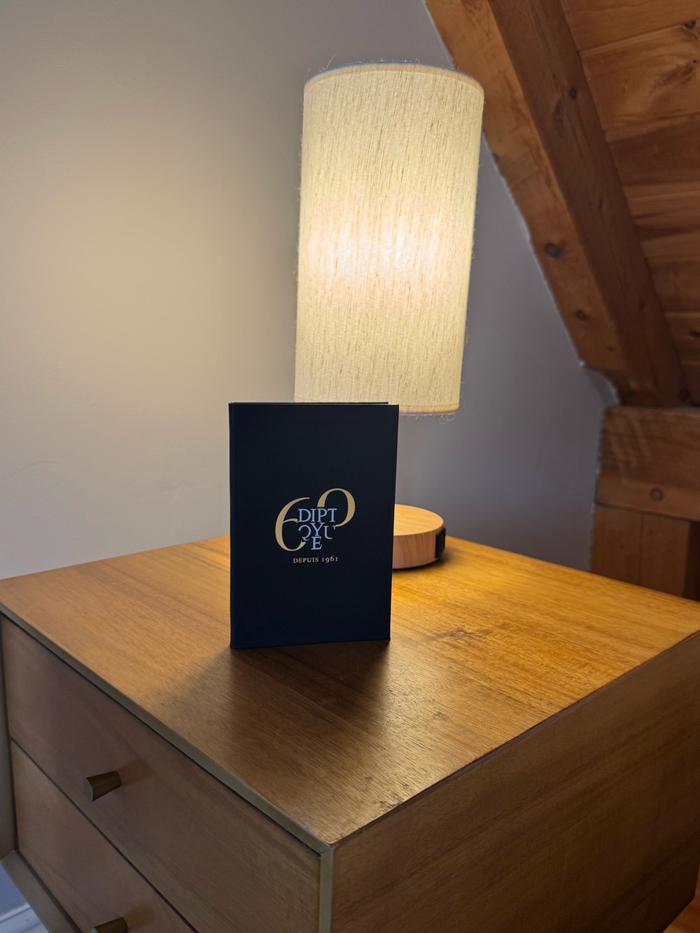 Diptyque 60th Anniversary Notebook NWOT Black Gold Paris Limited Edition Journal